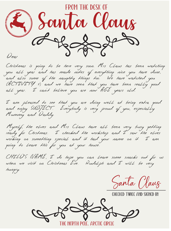 santa letter
